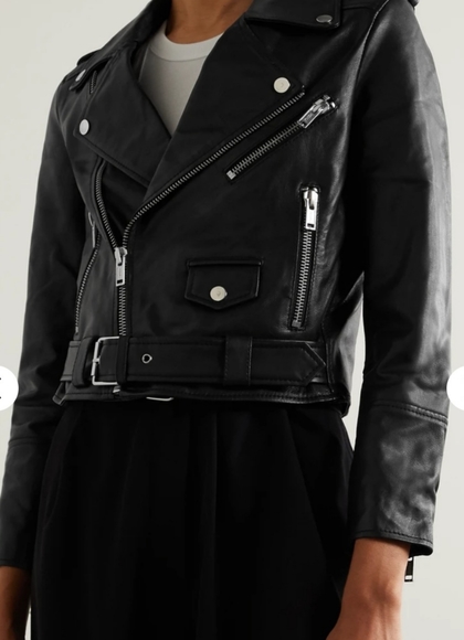 COPY - Deadwood Leather Jacket size 38 Black - Picture 2 of 6